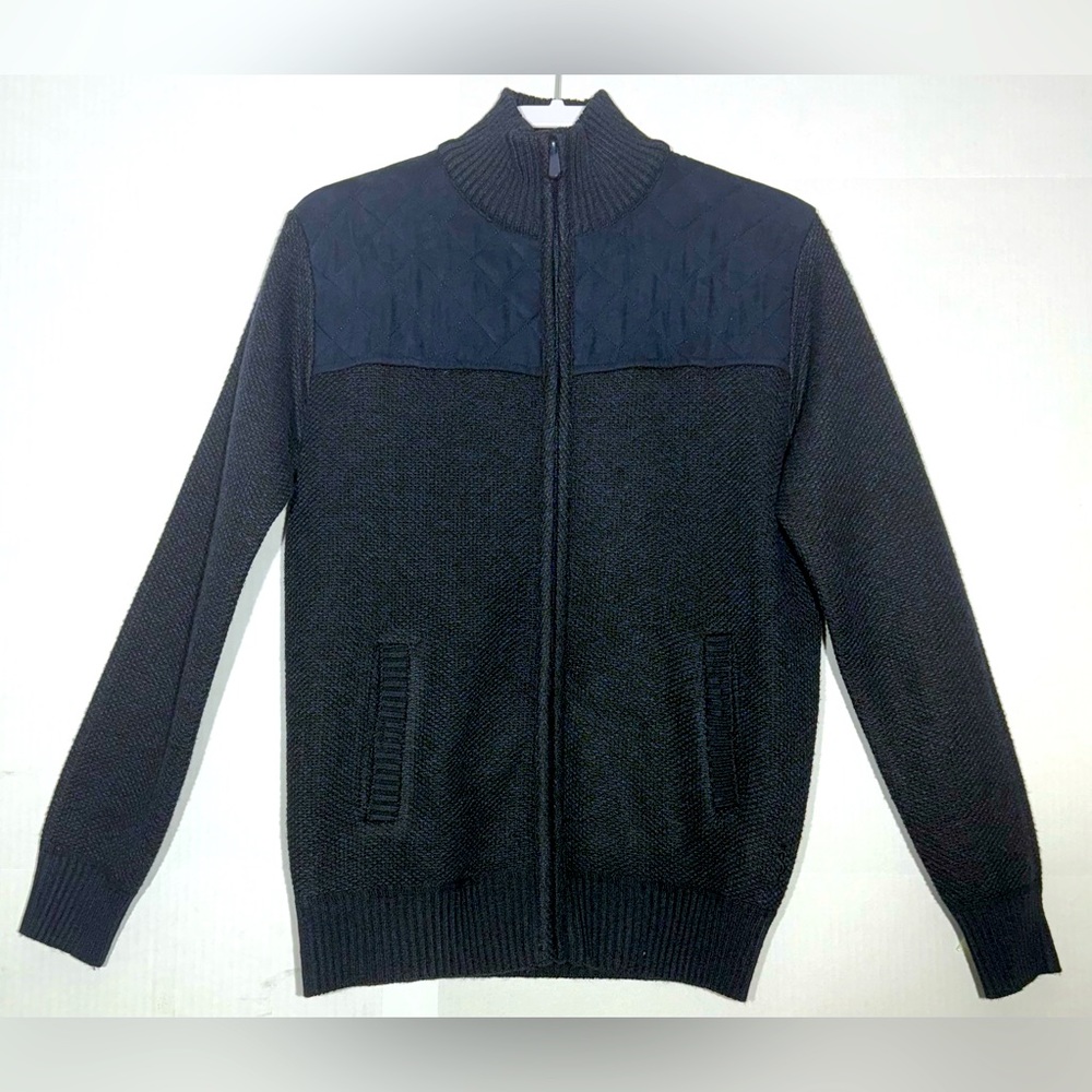 NWT Scott James Jacket Men's Small style number sjw-33083 full zip Navy